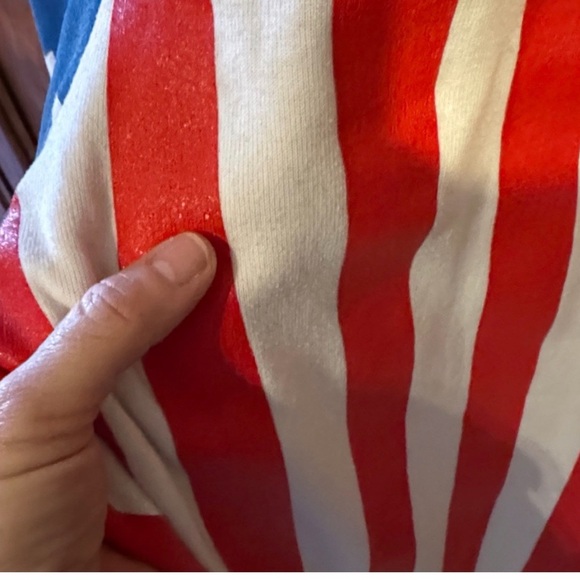 RARE Aviator Nation American Flag Peace Warrior Joggers - Picture 6 of 9